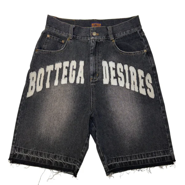 BOTTEGA DESIRES DENIM SHORTS (BLACK)