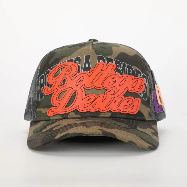 BOTTEGA DESIRES TRUCKER HAT (CAMO)