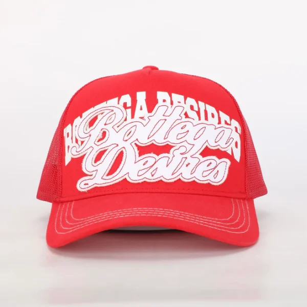 BOTTEGA DESIRES TRUCKER HAT (SEXYY RED)