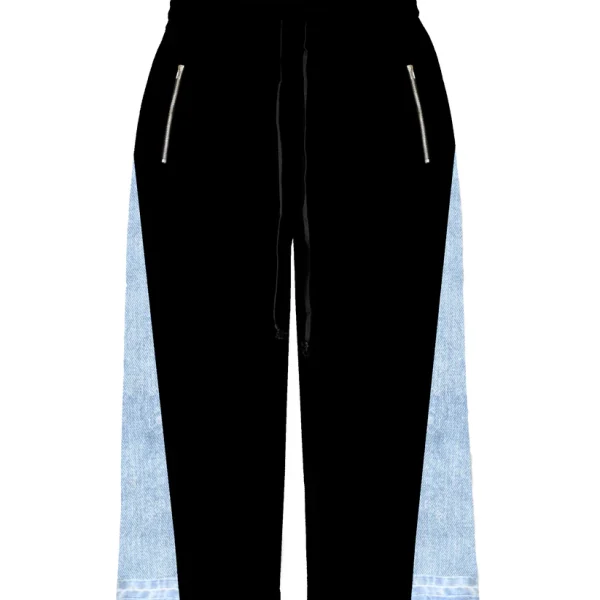 BOTTEGA DESIRES ROCKSTAR DENIM SWEATPANTS