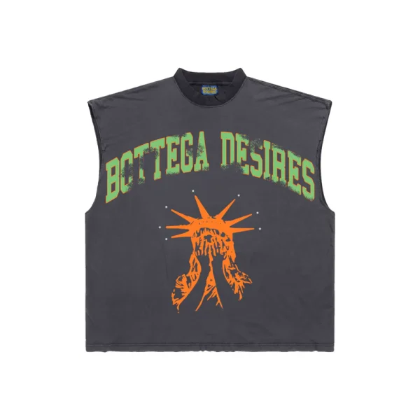 BOTTEGA DESIRES UNRULY DESIRES SLEEVELESS T-SHIRT