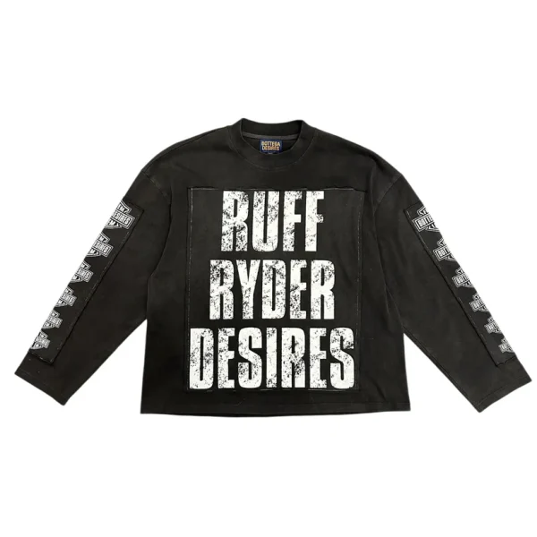 BOTTEGE DESIRES RUFF RYDER LONG SLEEVE T-SHIRT